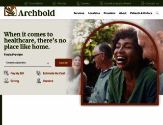 archbold.org screenshot