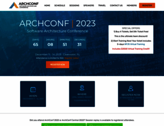 archconf.com screenshot