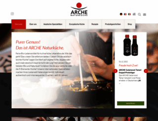 arche-naturprodukte.de screenshot