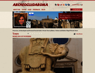 archeoguidaroma.com screenshot