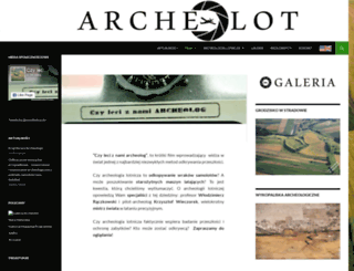 archeolot.pl screenshot