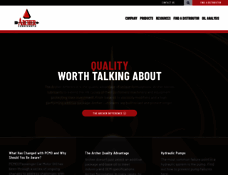 archeroil.com screenshot