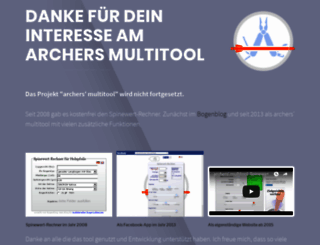 archers-multitool.com screenshot