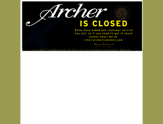 archertransfers.com screenshot