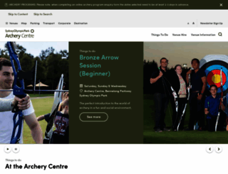 archerycentre.com.au screenshot
