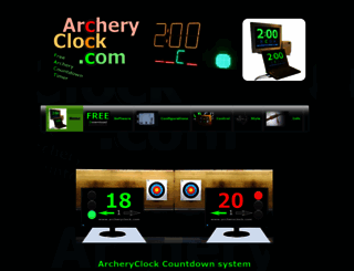 archeryclock.com screenshot
