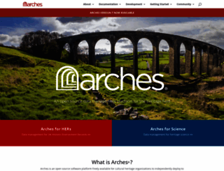 archesproject.org screenshot