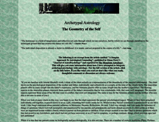 archetypalastrology.com screenshot