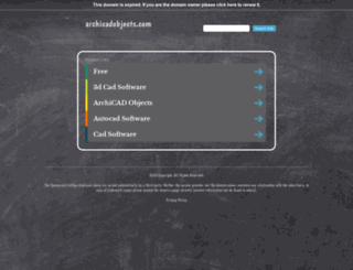 archicadobjects.com screenshot