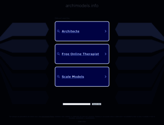 archimodels.info screenshot