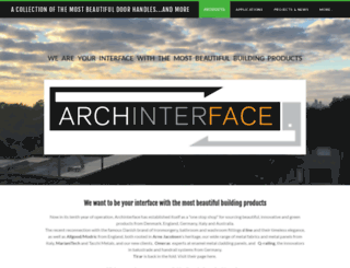 archinterface.com.au screenshot