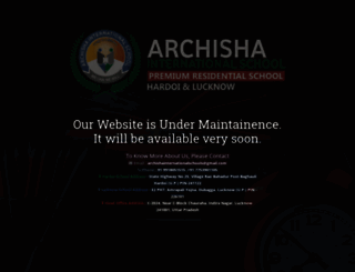 archishainternationalschool.com screenshot