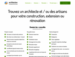 architecteo.com screenshot