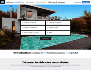 architectes-montpellier.com screenshot