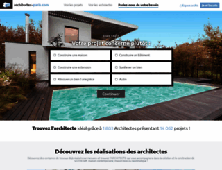 architectes-paris.com screenshot