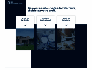 architecteurs.fr screenshot