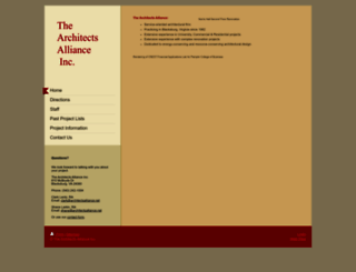 architectsalliance.net screenshot