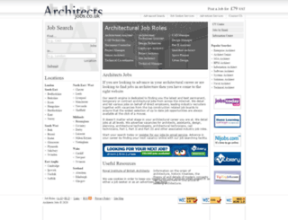 architectsjobs.co.uk screenshot