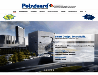 architectural.polyguardproducts.com screenshot