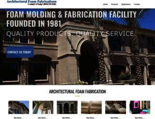 architecturalfoamfabrications.com screenshot