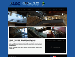 architecturalglassrailings.com screenshot