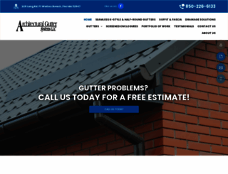 architecturalguttersystems.com screenshot