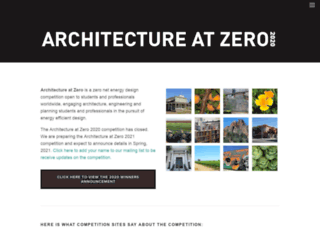 architectureatzero.com screenshot