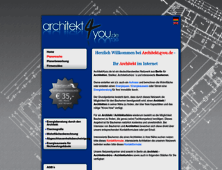 architekt4you.de screenshot