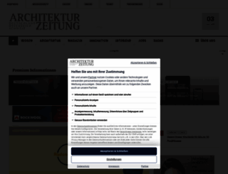 architekturzeitung.eu screenshot