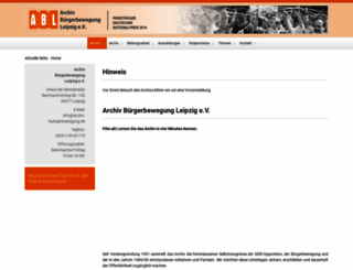 archiv-buergerbewegung.de screenshot