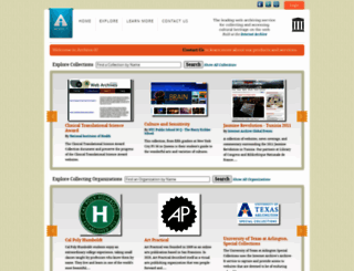 archive-it.org screenshot