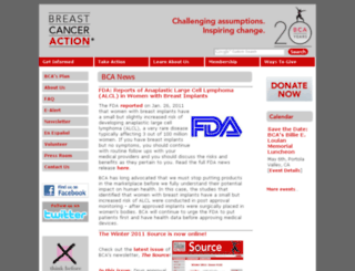 archive.bcaction.org screenshot