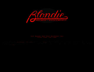 archive.blondie.net screenshot