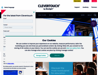 archive.clevertouch.com screenshot