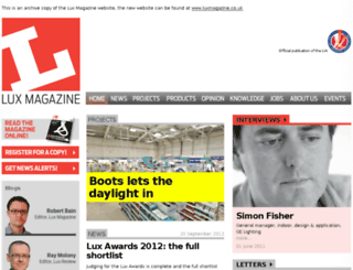 archive.luxmagazine.co.uk screenshot