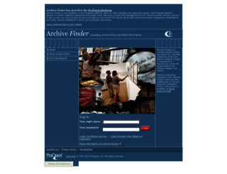 archives.chadwyck.com screenshot