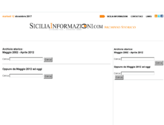 archivio.siciliainformazioni.com screenshot