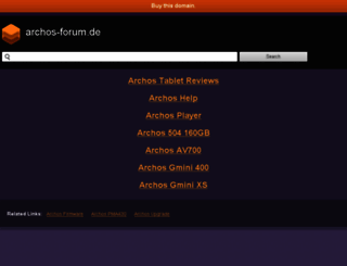 archos-forum.de screenshot
