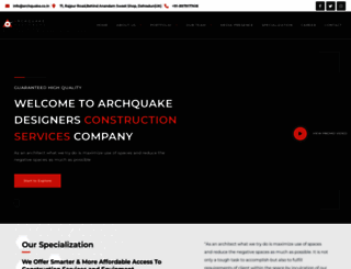 archquake.co.in screenshot