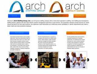 archstaffinggroup.com screenshot