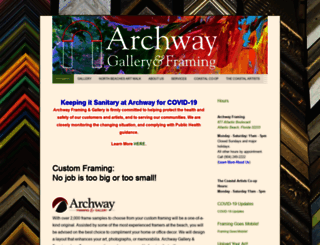 archwaygalleryandframing.com screenshot