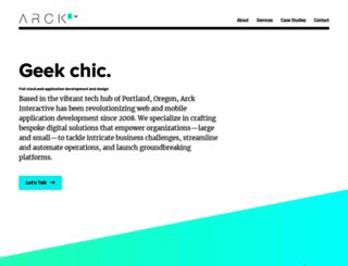 arckinteractive.com screenshot