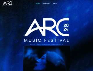 arcmusicfestival.com screenshot