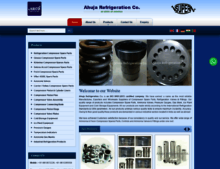 arcocompressorspares.com screenshot