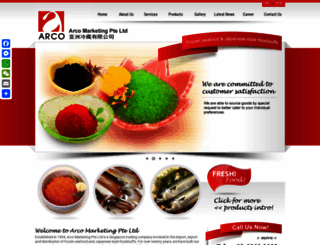 arcomarketing.com.sg screenshot