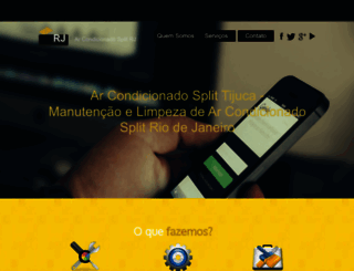 arcondicionadosplitrj.com.br screenshot