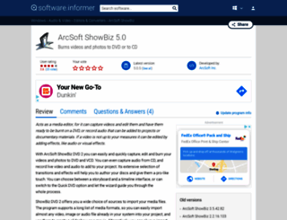 arcsoft-showbiz.informer.com screenshot