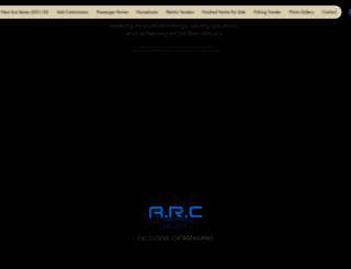 arcsolaryachts.com screenshot