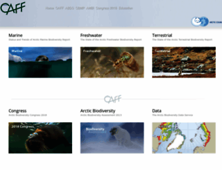 arcticbiodiversity.is screenshot