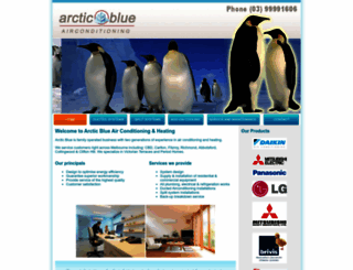 arcticblue.com.au screenshot